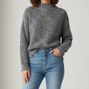 NWT Sporting Life Marled Mock-Neck Sweater XS